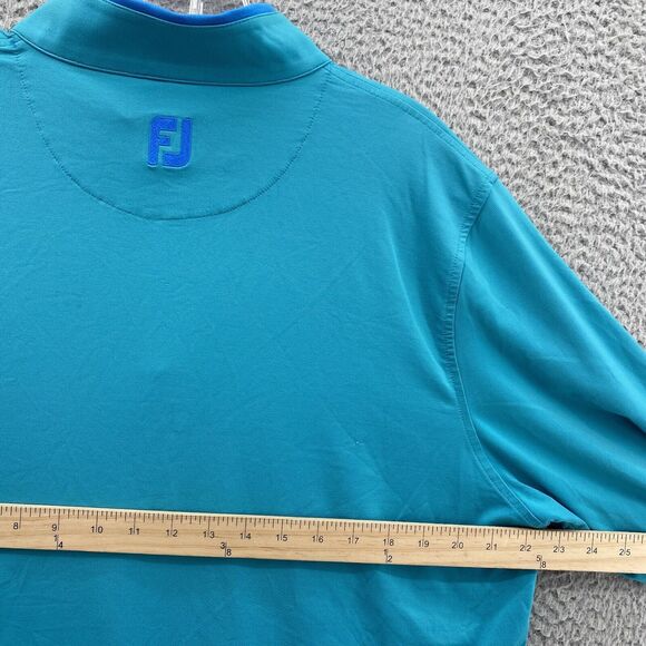 Footjoy Pullover Sweatshirt Large Blue 1/4 Zip Performance Golf Sweater Gorpcore - Picture 11 of 14
